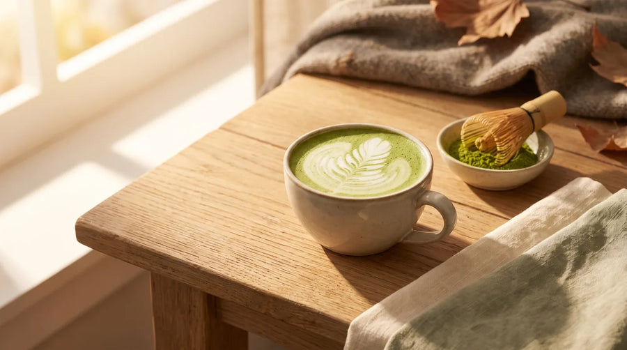 Matcha latte receptas: klasikinė karšta matcha latte namuose