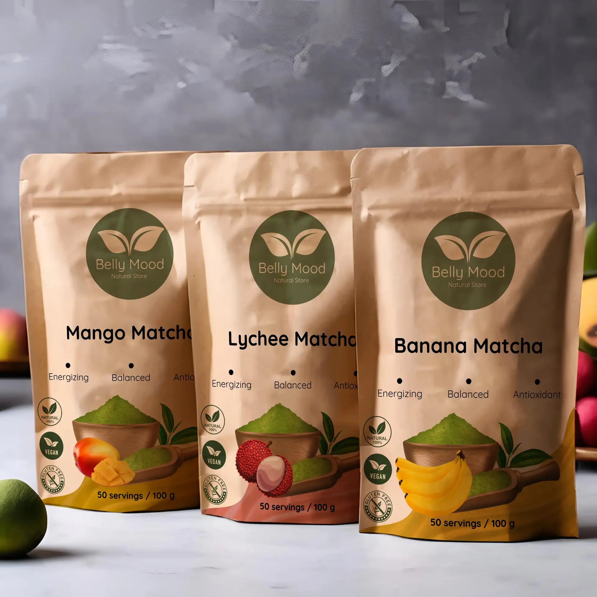 Belly Mood Matcha Rinkinys pigu - Matcha Bundle