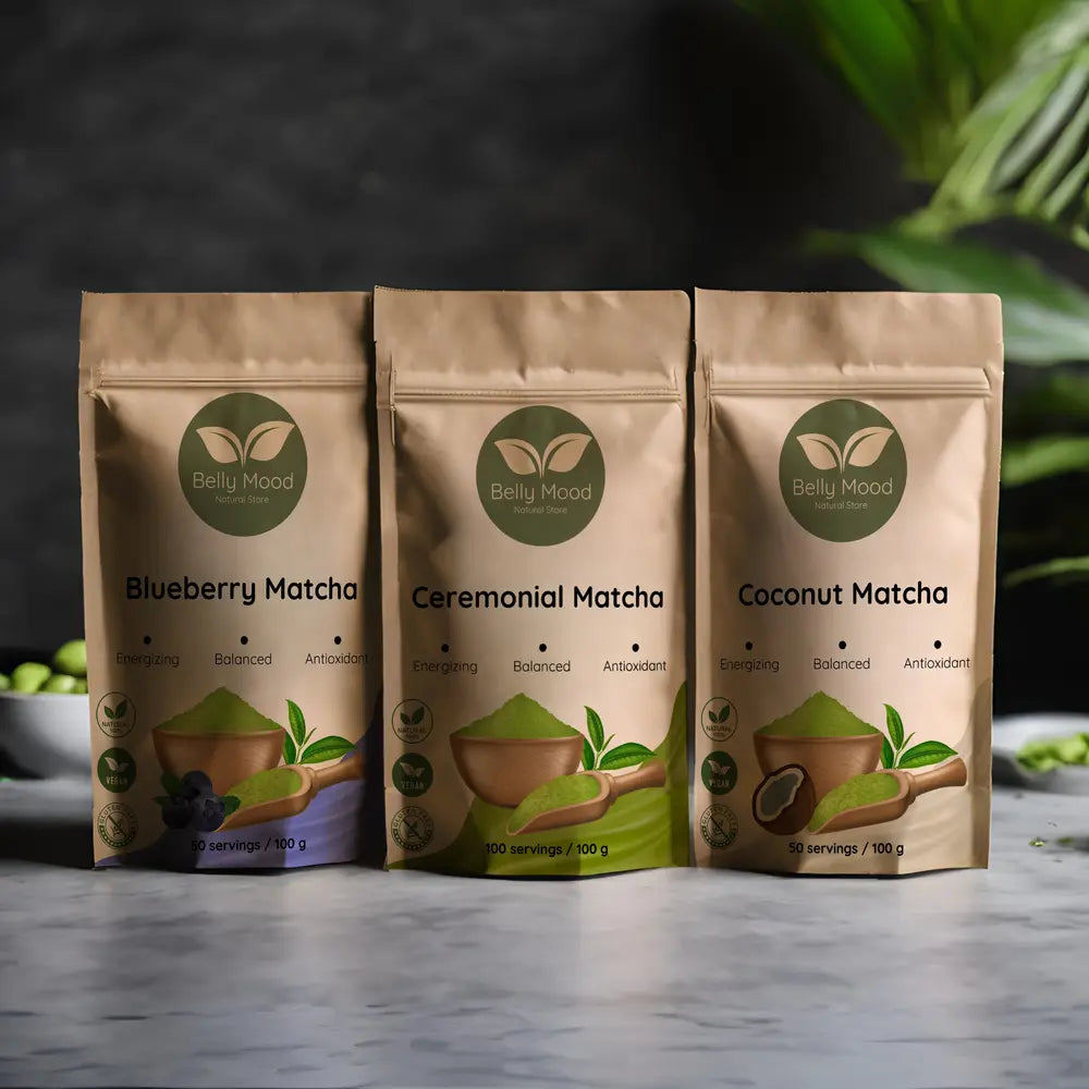Belly Mood - Matcha arbata rinkinys