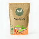 persikinė matcha arbata