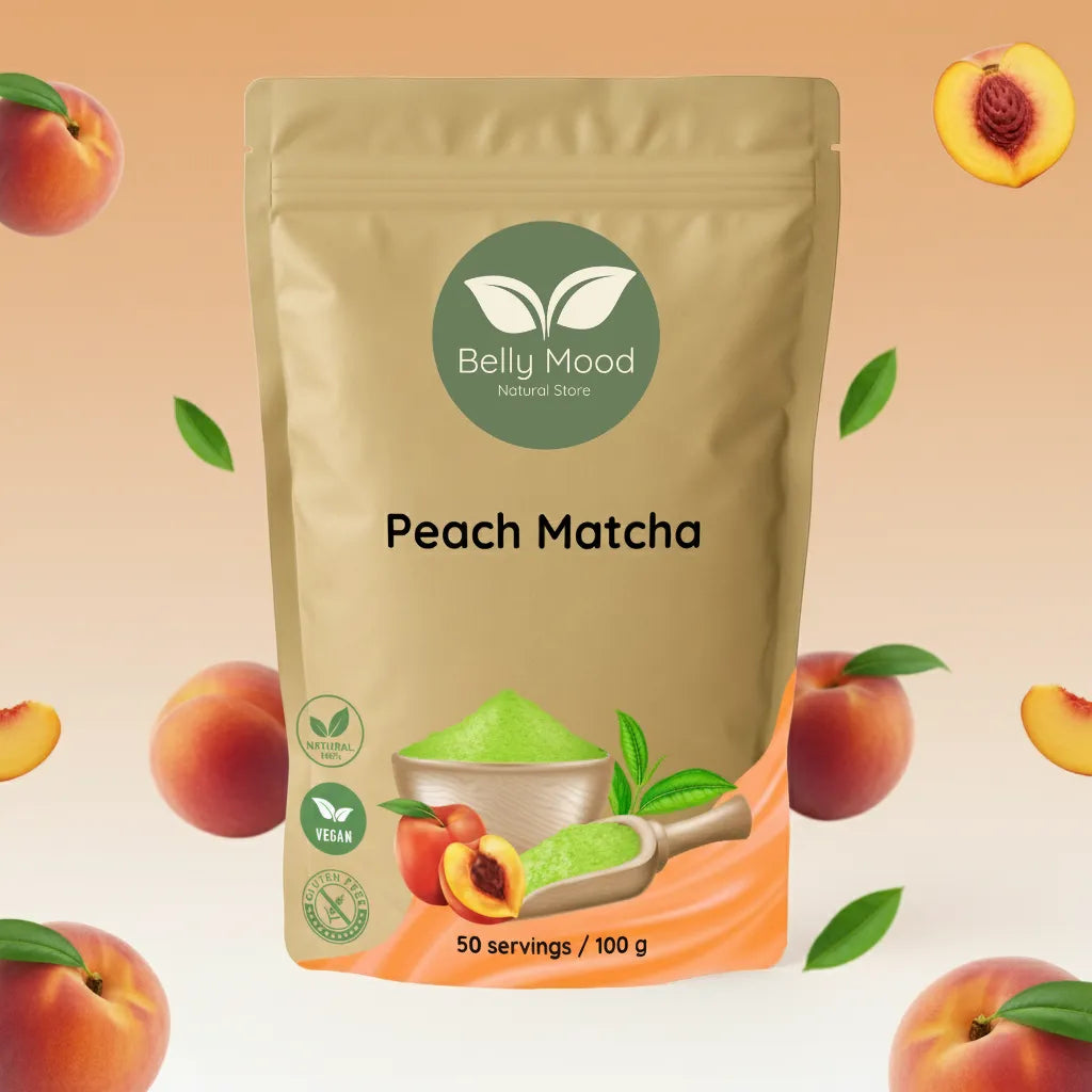 Persikinė matcha | Peach matcha