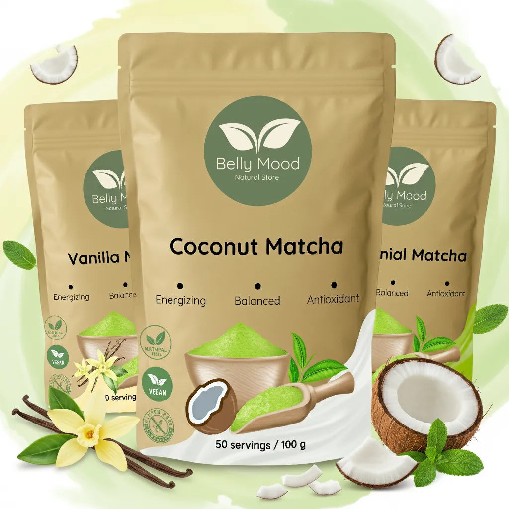 Skoniu harmonija matcha rinkinys showcase