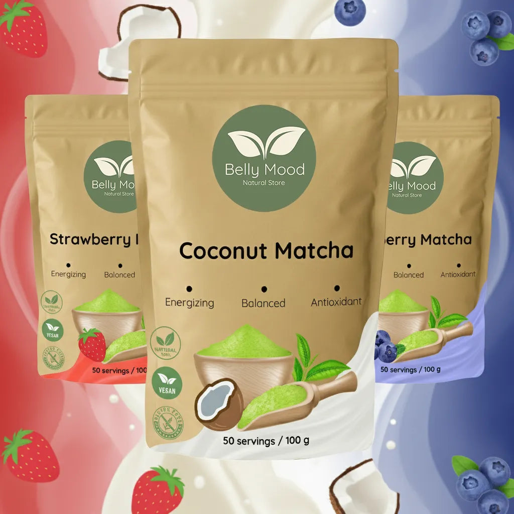 Triju matcha skoniu rinkinys showcase