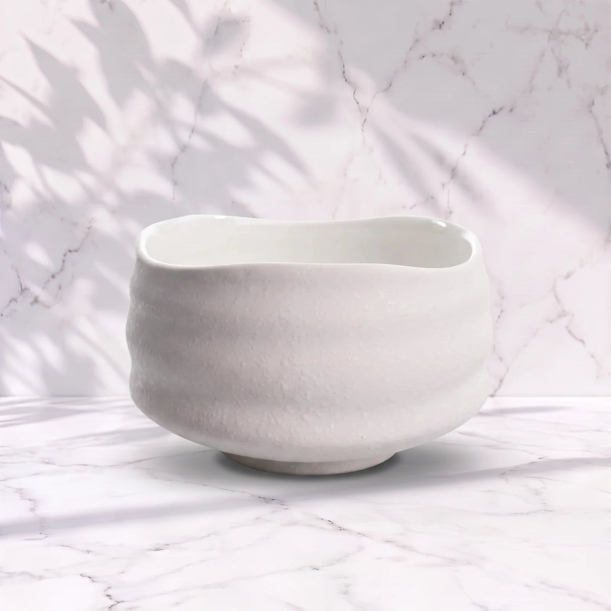 Matcha dubenėlis WHITE – balta rankų darbo chawan, Belly Mood