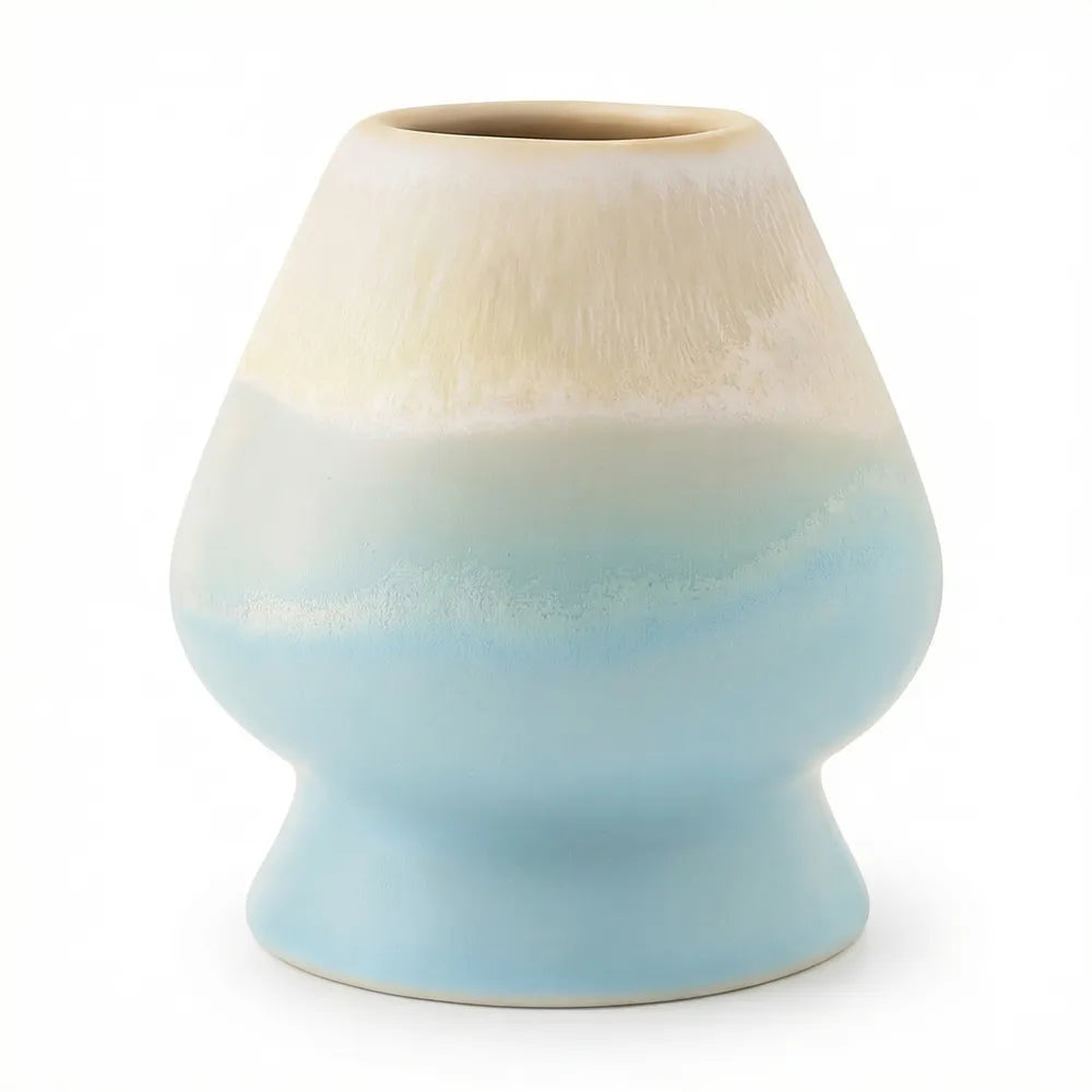 Yellow-Blue matcha whisk holder