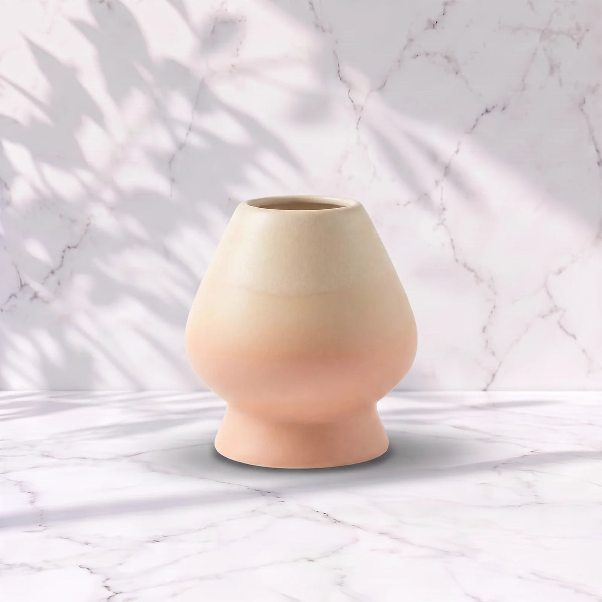 Matcha šluotelės laikiklis YELLOW PINK – keraminis, Belly Mood