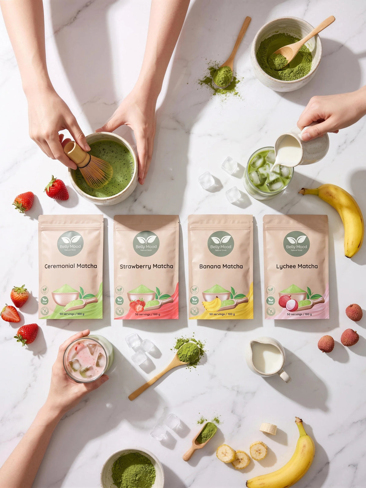 Matcha arbata internetu