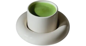 matcha puodelis